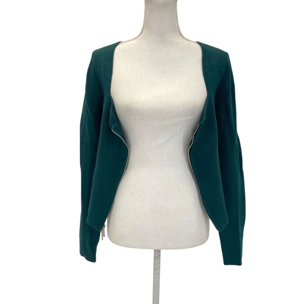 Abercrombie & Fitch Cardigan Sweater Large Green - Picture 7 of 12
